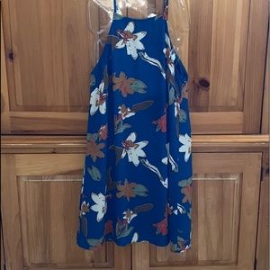 Blue floral LUSH dress from Dry Goods